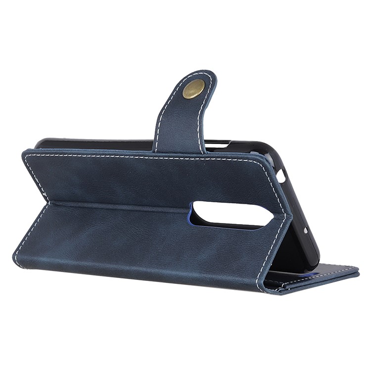 S Shape Wallet Leather Protection Cover for Xiaomi Redmi K20 / Mi 9T / K20 Pro / Mi 9T Pro - Blue-4