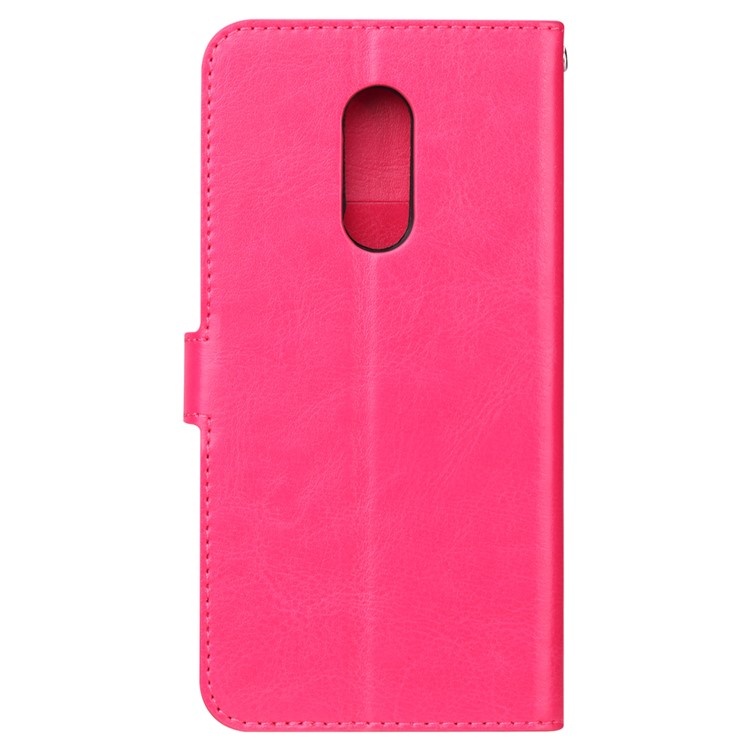 Crazy Horse Leather Wallet Case for Xiaomi Redmi K20 / Mi 9T / Redmi K20 Pro / Mi 9T Pro - Rose-3
