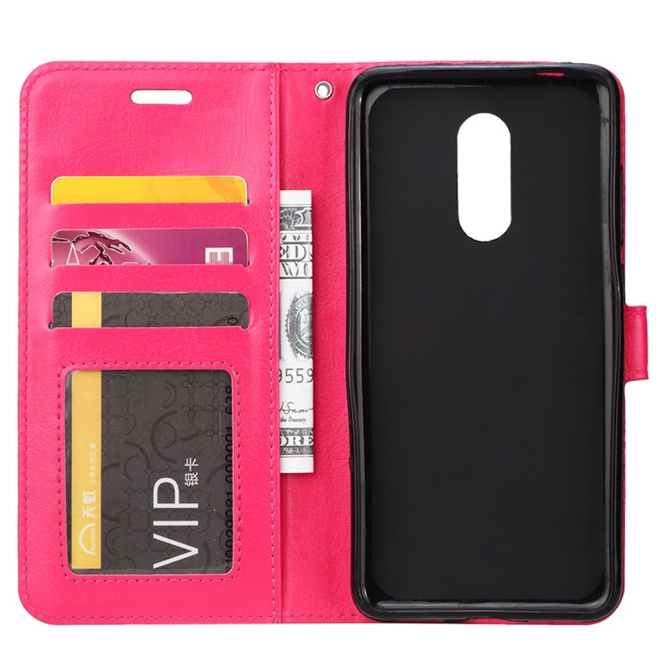 Crazy Horse Leather Wallet Case for Xiaomi Redmi K20 / Mi 9T / Redmi K20 Pro / Mi 9T Pro - Rose-4