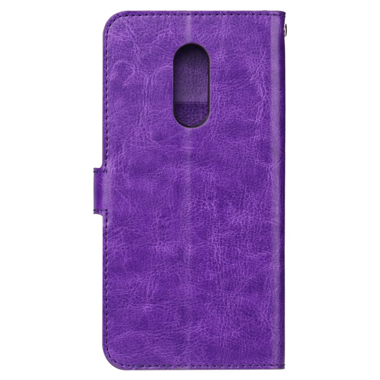 Crazy Horse Leather Wallet Case for Xiaomi Redmi K20 / Mi 9T / Redmi K20 Pro / Mi 9T Pro - Purple-3