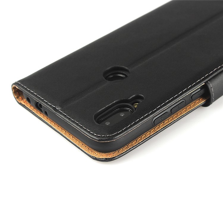 Genuine Leather Phone Cover for Xiaomi Redmi Note 7 / Redmi Note 7 Pro (India) / Redmi Note 7S - Black-11