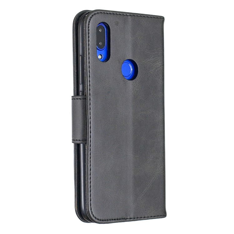 PU Leather Wallet Stand Phone Cover for Xiaomi Redmi 7 / Redmi Y3 - Dark Grey-3