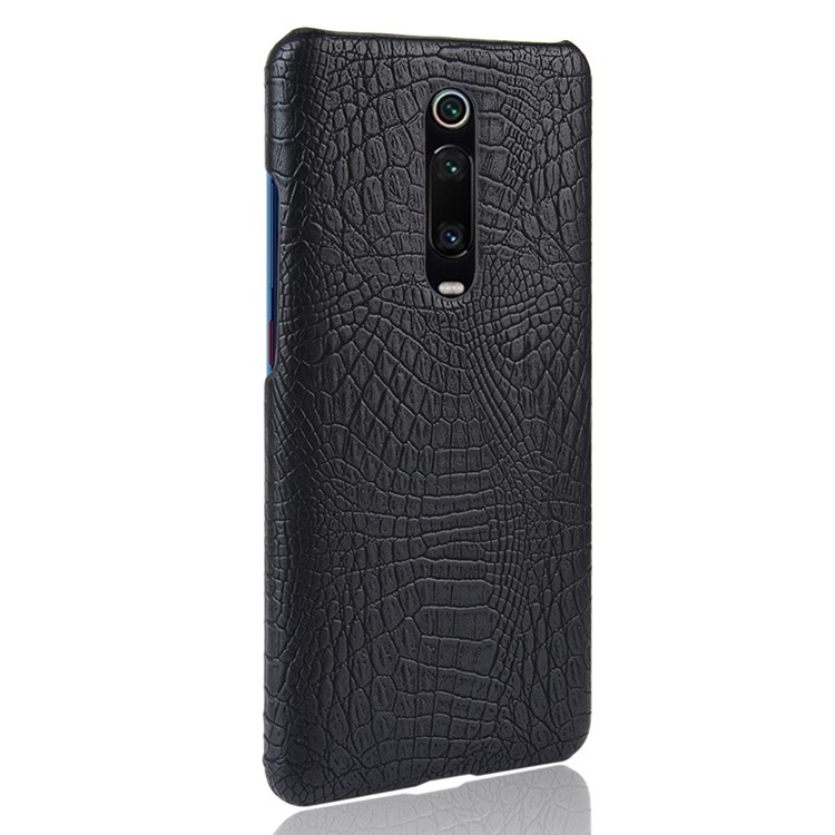 Crocodile Texture PU Leather Coated PC Phone Case for Xiaomi Redmi K20/Redmi K20 Pro/Xiaomi Mi 9T/Xiaomi Mi 9T Pro - Black-3