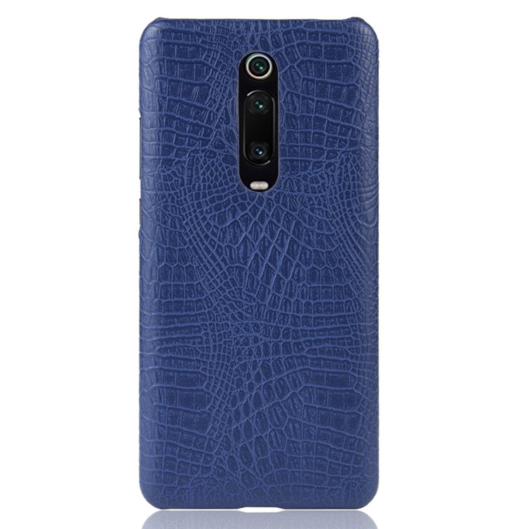 Crocodile Texture PU Leather Coated PC Phone Case for Xiaomi Redmi K20/Redmi K20 Pro/Xiaomi Mi 9T/Xiaomi Mi 9T Pro - Blue-2
