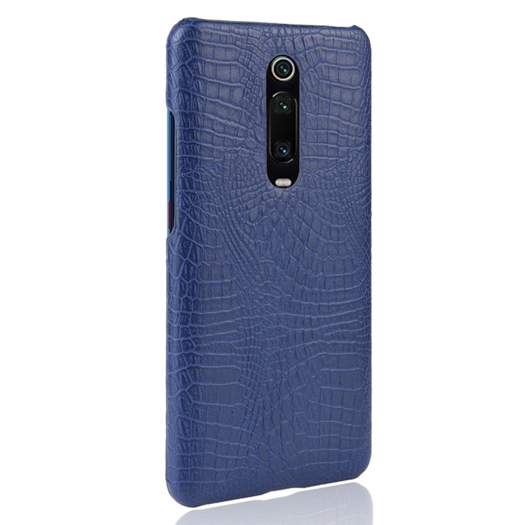 Crocodile Texture PU Leather Coated PC Phone Case for Xiaomi Redmi K20/Redmi K20 Pro/Xiaomi Mi 9T/Xiaomi Mi 9T Pro - Blue-3