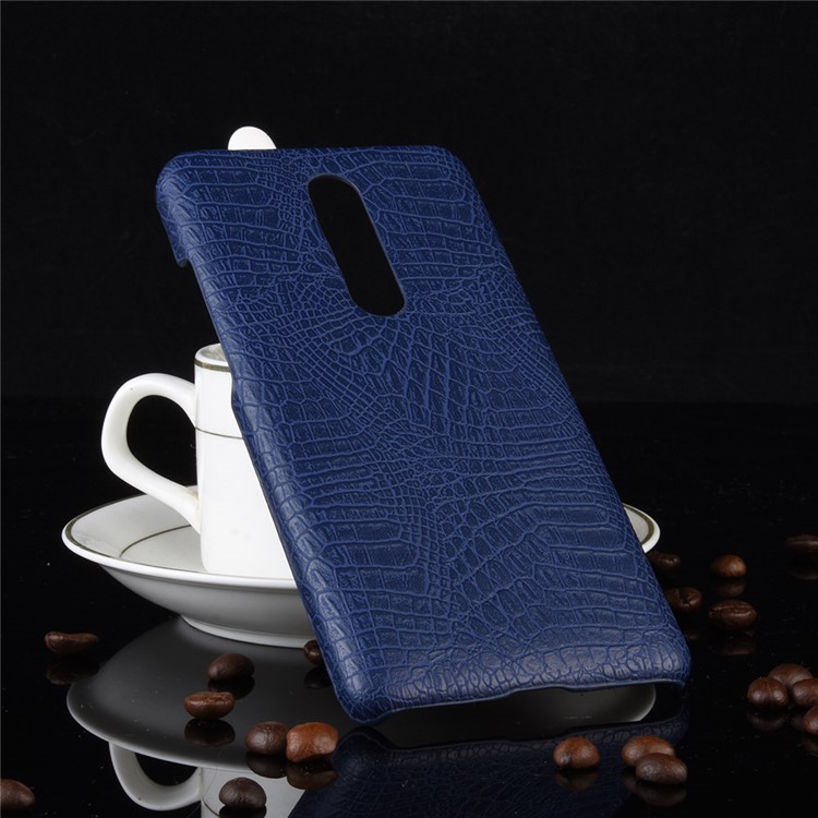 Crocodile Texture PU Leather Coated PC Phone Case for Xiaomi Redmi K20/Redmi K20 Pro/Xiaomi Mi 9T/Xiaomi Mi 9T Pro - Blue-4