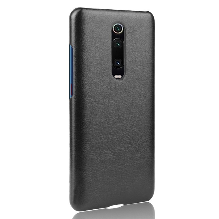 Litchi Skin Leather Coated Hard PC Case for Xiaomi Redmi K20/Redmi K20 Pro/Xiaomi Mi 9T/Xiaomi Mi 9T Pro - Black-3