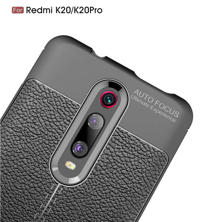 Litchi Texture TPU Case for Xiaomi Redmi K20 / Mi 9T / Redmi K20 Pro / Mi 9T Pro - Dark Blue-5