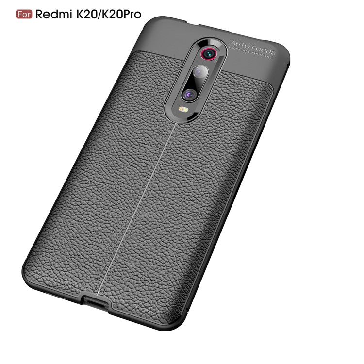 Litchi Texture TPU Case for Xiaomi Redmi K20 / Mi 9T / Redmi K20 Pro / Mi 9T Pro - Black-2