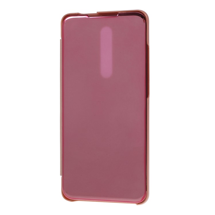 View Window Mirror Surface Leather Phone Case for Xiaomi Redmi K20 Pro/Xiaomi Redmi K20/Xiaomi Mi 9T/Xiaomi Mi 9T Pro - Rose Gold-4