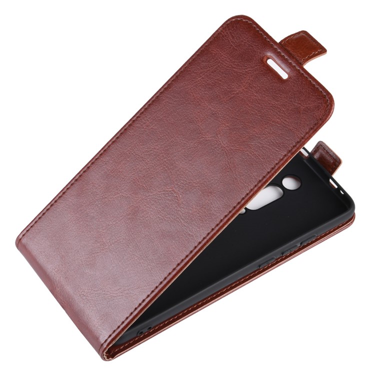 Leather Vertical Flip Phone Shell for Redmi K20 / K20 Pro / Mi 9T / Mi 9T Pro - Brown-4