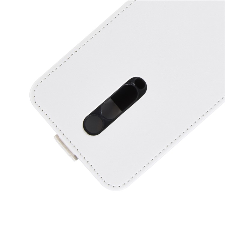 Leather Vertical Flip Phone Shell for Redmi K20 / K20 Pro / Mi 9T / Mi 9T Pro - White-2