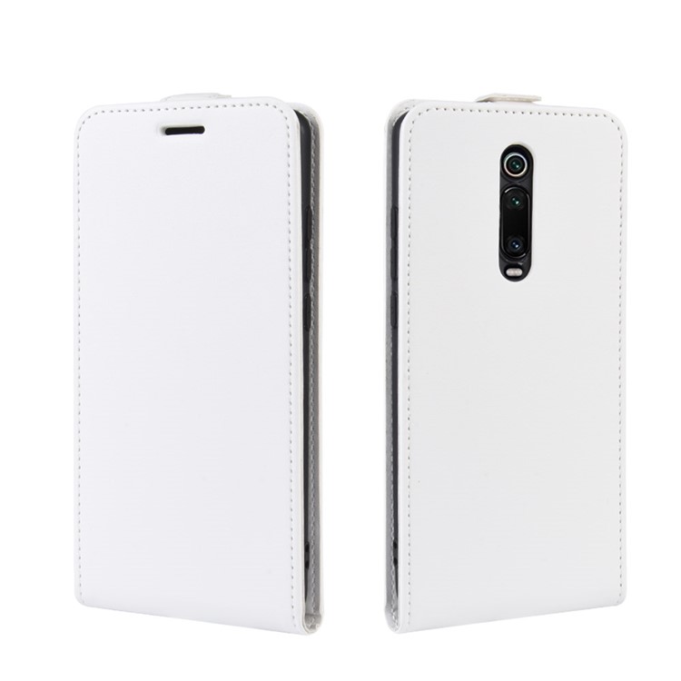 Leather Vertical Flip Phone Shell for Redmi K20 / K20 Pro / Mi 9T / Mi 9T Pro - White-4