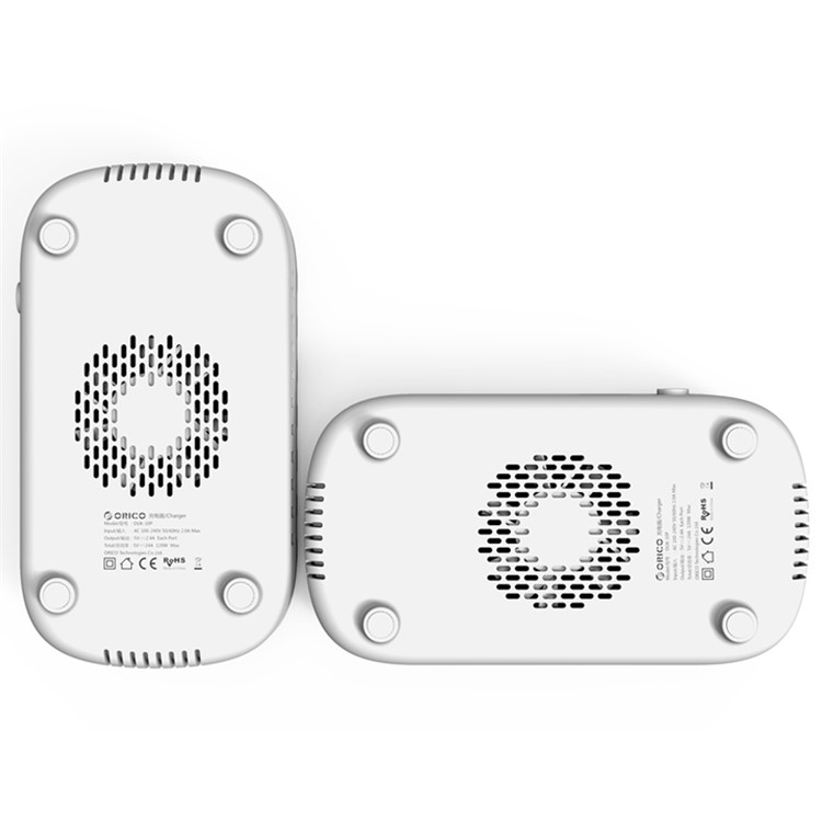 ORICO 120W 10-Port USB Desktop Charging Dock Station for iPhone Samsung Tablet (CE, RoHS, CCC) - White / AU Plug-4