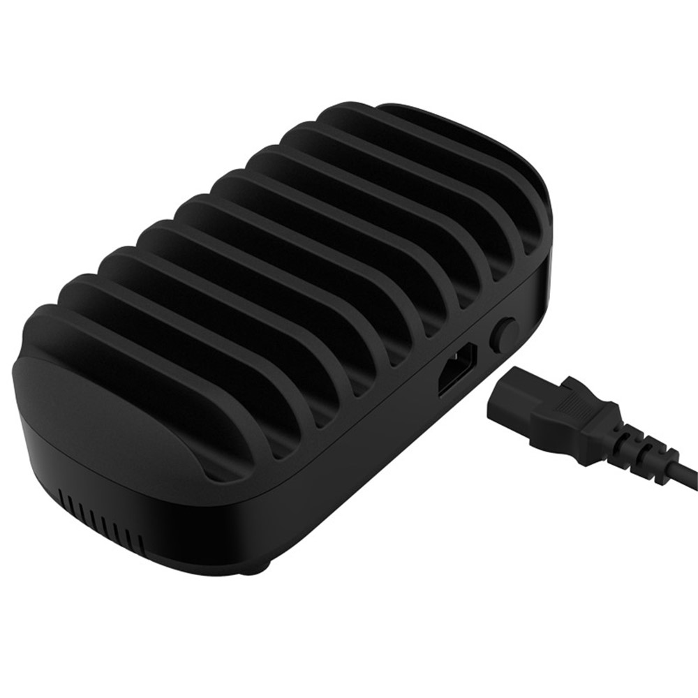 ORICO 10 Ports USB Charger Station Dock with Holder for iPhone Samsung Tablet (CE, RoHS, CCC) - Black / EU Plug-7