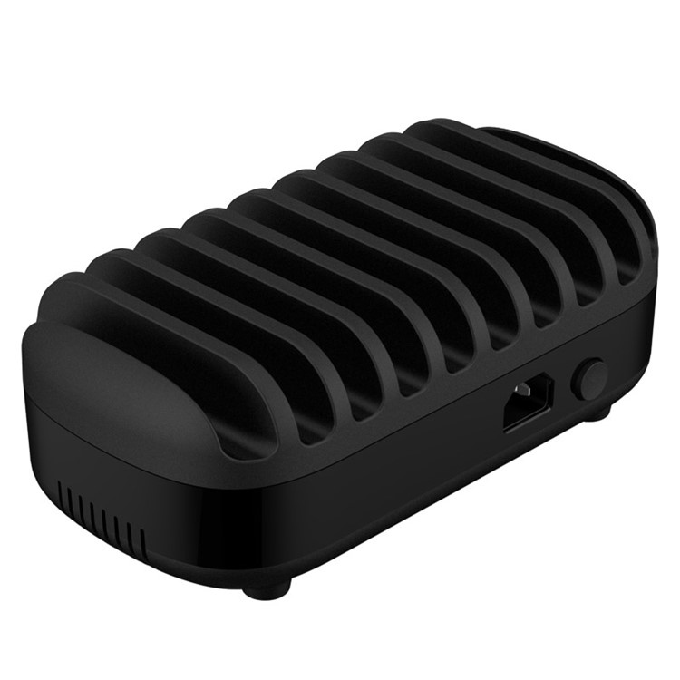 ORICO 120W / 2.4A 10 USB Ports USB Charging Dock for iPhone Samsung Tablet (CE, RoHS, CCC) - Black / UK Plug-1