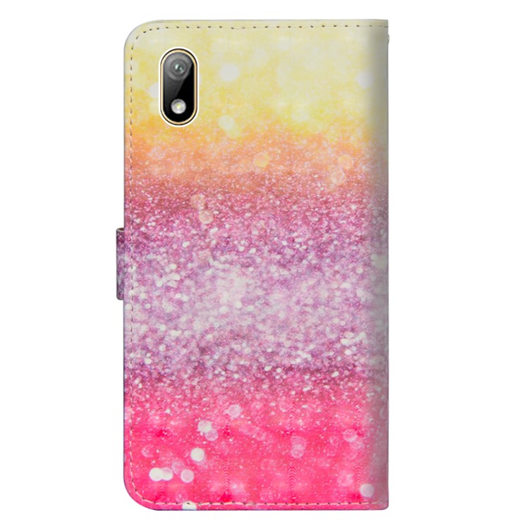 Pattern Printing Light Spot Decor Leather Wallet Phone Cover for Redmi 7A - Color-3
