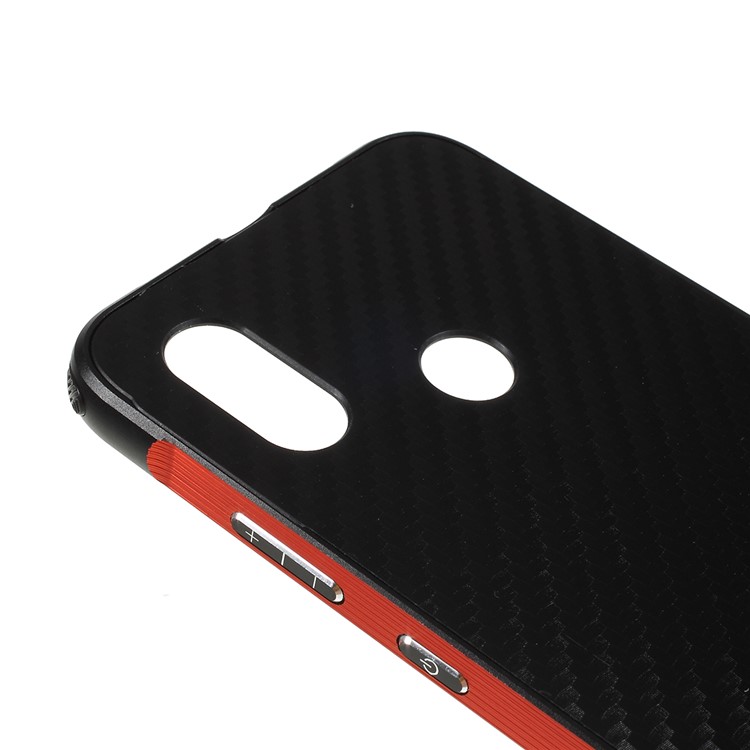 Detachable 2-in-1 Metal+Aluminium Alloy Electroplating Case for Xiaomi Mi 8 (6.21-inch) - Black / Red-5