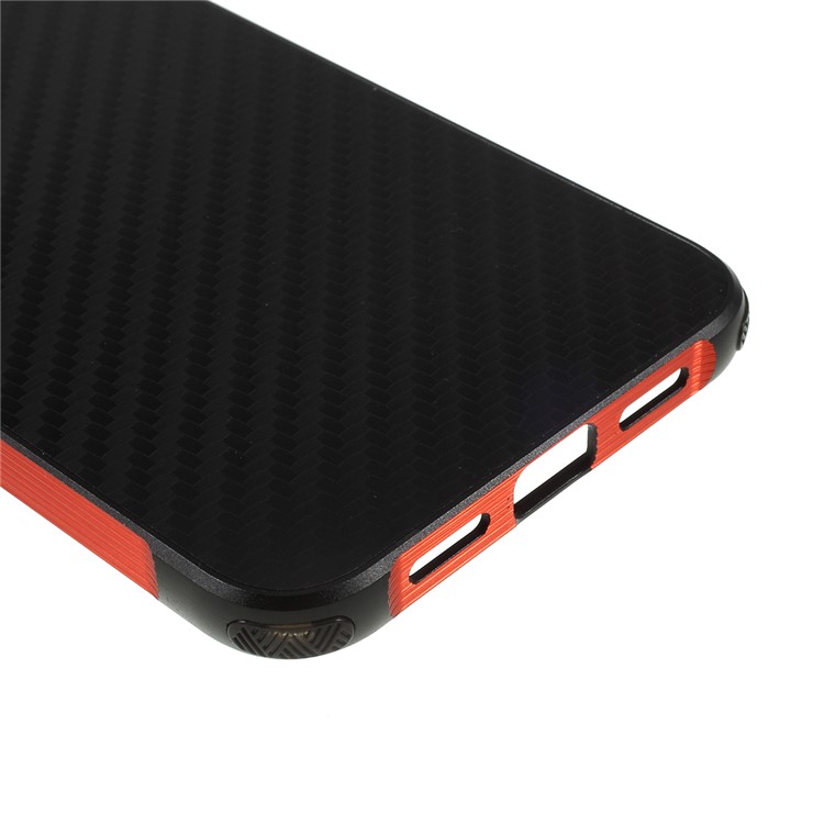 Detachable 2-in-1 Metal+Aluminium Alloy Electroplating Case for Xiaomi Mi 8 (6.21-inch) - Black / Red-6