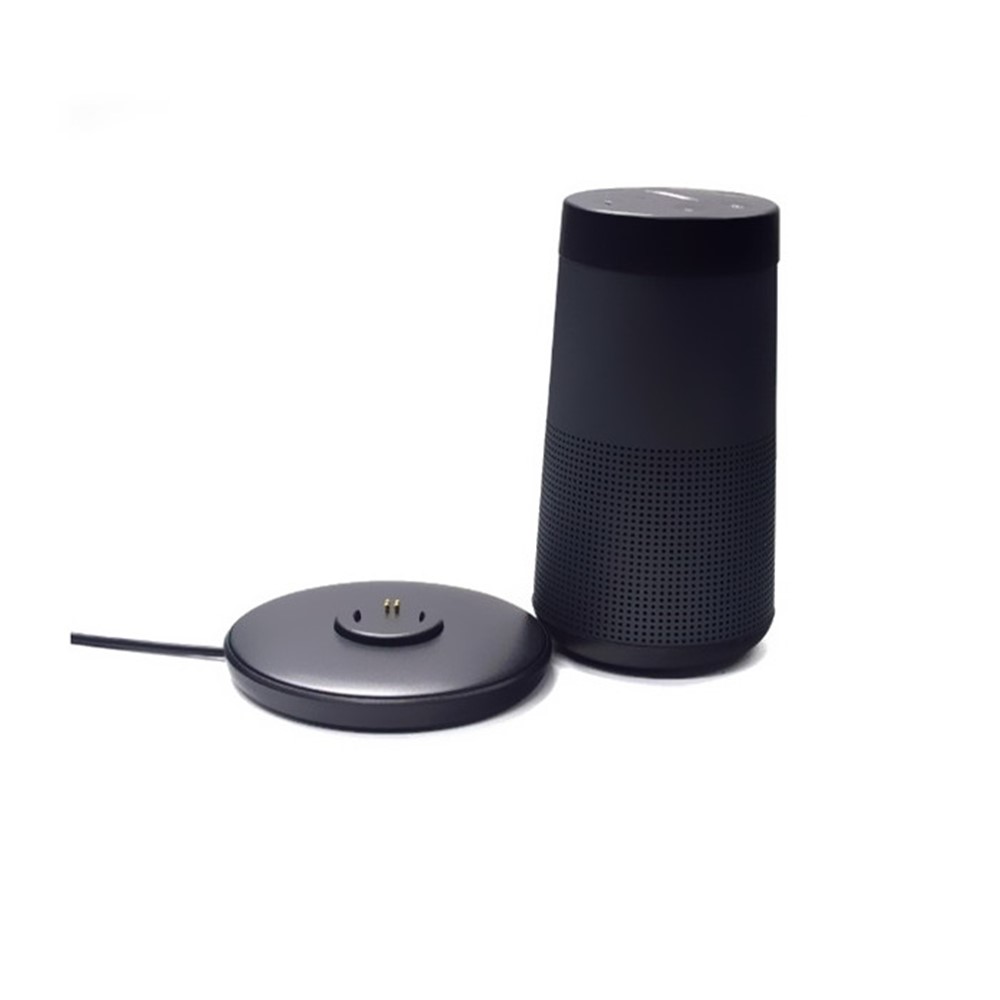 Carregando Dock Cradle Base Charger Bluetooth Speaker Para Bose Soundlink Revolve+ - Preto