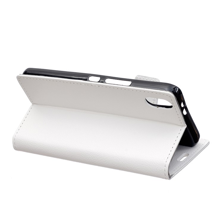 Wallet Leather Stand Case for Xiaomi Redmi 7A - White-4