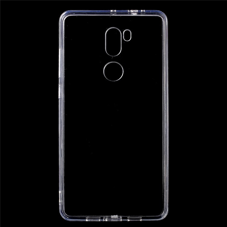 Clear Acrylic Back + Soft TPU Edge Hybrid Phone Case for Xiaomi Mi 5s Plus-1