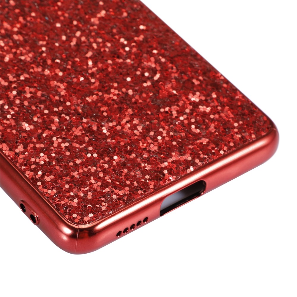 Sparkle Sequins Electroplating TPU Frame+PC Phone Case for Xiaomi Redmi K20 Pro/Redmi K20 Pro/Mi 9T/Mi 9T Pro - Red-5