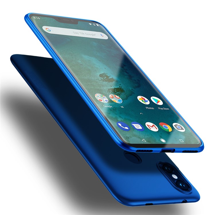 X-LEVEL Guardian Series Matte TPU Phone Shell for Xiaomi Mi A2 Lite/Redmi 6 Pro - Blue-1