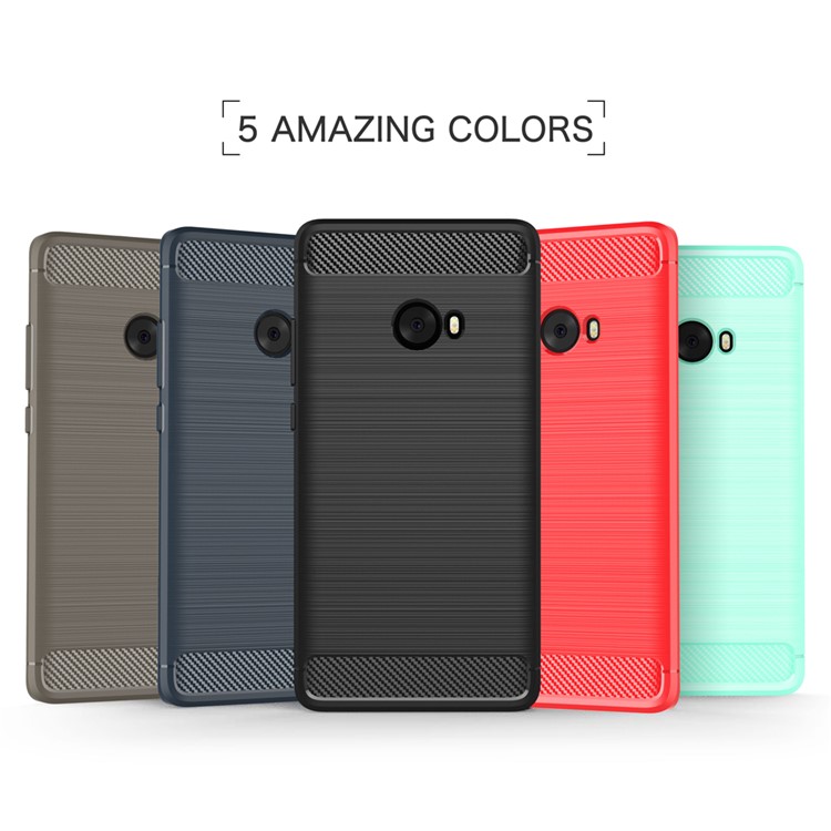 Carbon Fibre Brushed TPU Case for Xiaomi Mi Note 2 - Black-12
