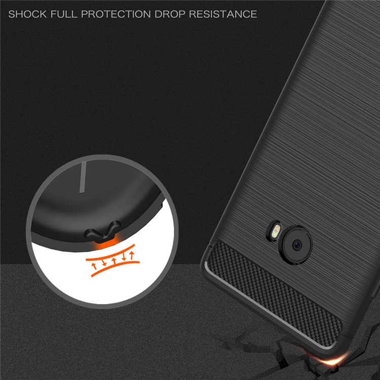 Carbon Fibre Brushed TPU Case for Xiaomi Mi Note 2 - Black-7