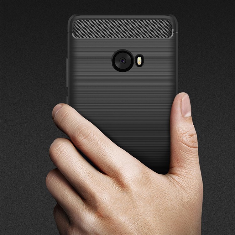 Carbon Fibre Brushed TPU Case for Xiaomi Mi Note 2 - Black-9