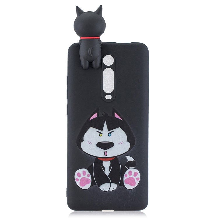 3D Pattern Printing TPU Phone Case for Xiaomi Redmi K20 / K20 Pro / Mi 9T / Mi 9T Pro - Dog-3