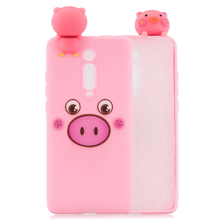 3D Pattern Printing TPU Phone Case for Xiaomi Redmi K20 / K20 Pro / Mi 9T / Mi 9T Pro - Pig-1