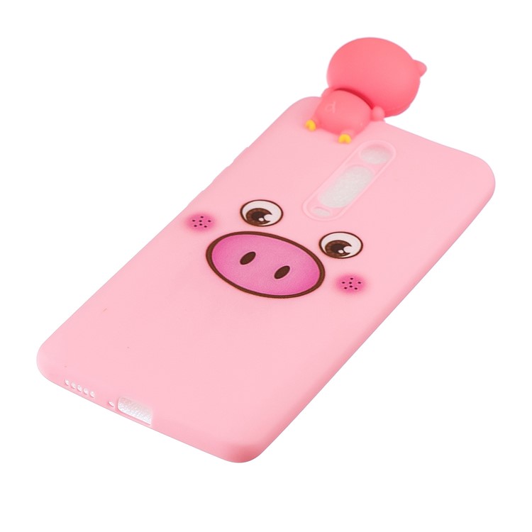 3D Pattern Printing TPU Phone Case for Xiaomi Redmi K20 / K20 Pro / Mi 9T / Mi 9T Pro - Pig-4