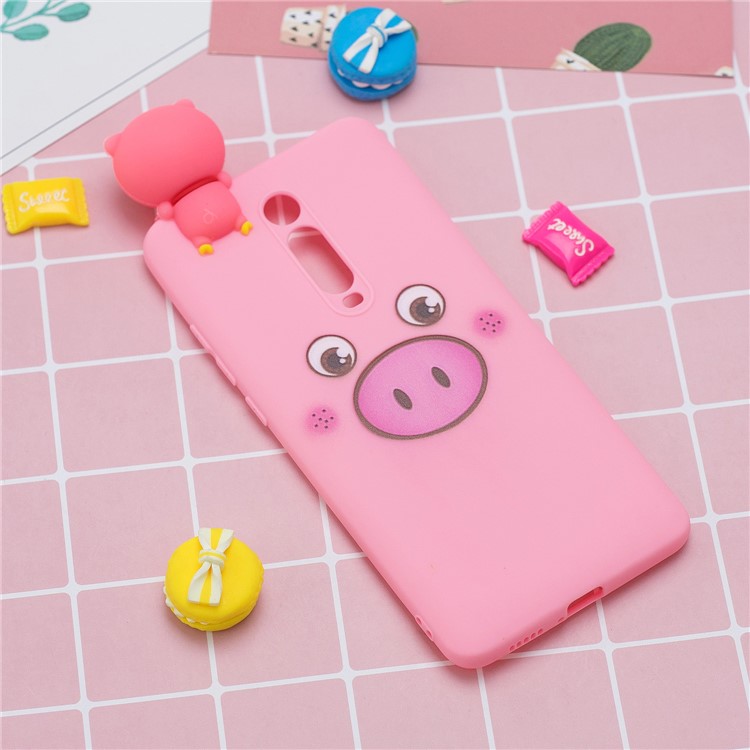 3D Pattern Printing TPU Phone Case for Xiaomi Redmi K20 / K20 Pro / Mi 9T / Mi 9T Pro - Pig-7