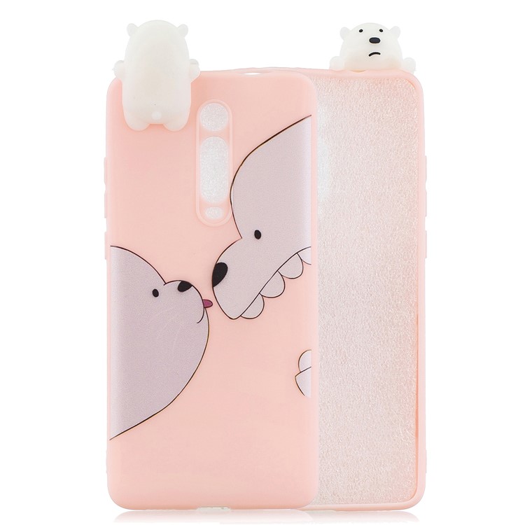 3D Pattern Printing TPU Phone Case for Xiaomi Redmi K20 / K20 Pro / Mi 9T / Mi 9T Pro - Bear-1