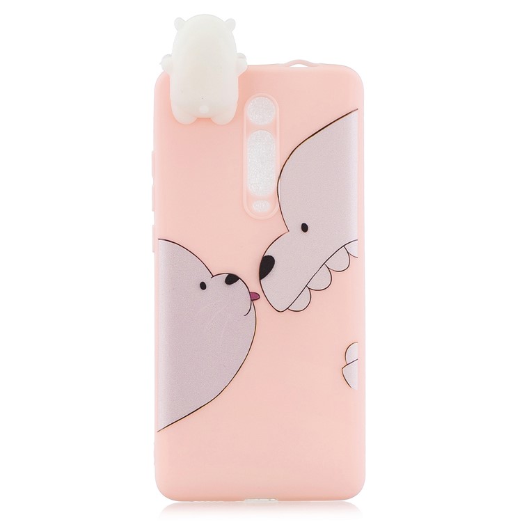 3D Pattern Printing TPU Phone Case for Xiaomi Redmi K20 / K20 Pro / Mi 9T / Mi 9T Pro - Bear-3