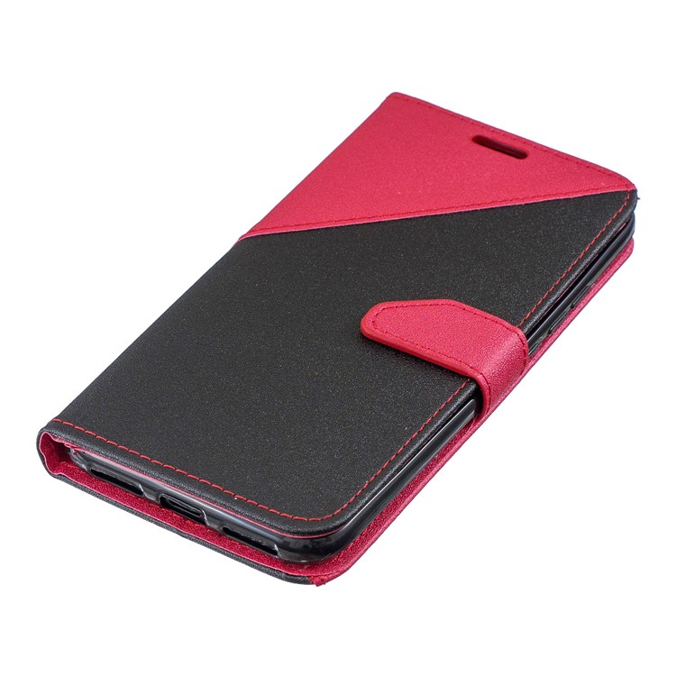 Sand-like Grain Dual-color Leather Phone Cover for Xiaomi Redmi 7 - Rose-5