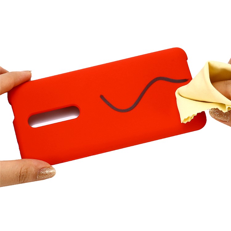 Soft Liquid Silicone Cell Phone Case for Xiaomi Redmi K20 / K20 Pro / Mi 9T / Mi 9T Pro - Red-5