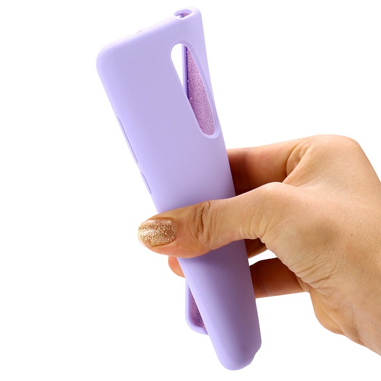 Soft Liquid Silicone Cell Phone Case for Xiaomi Redmi K20 / K20 Pro / Mi 9T / Mi 9T Pro - Blue-4