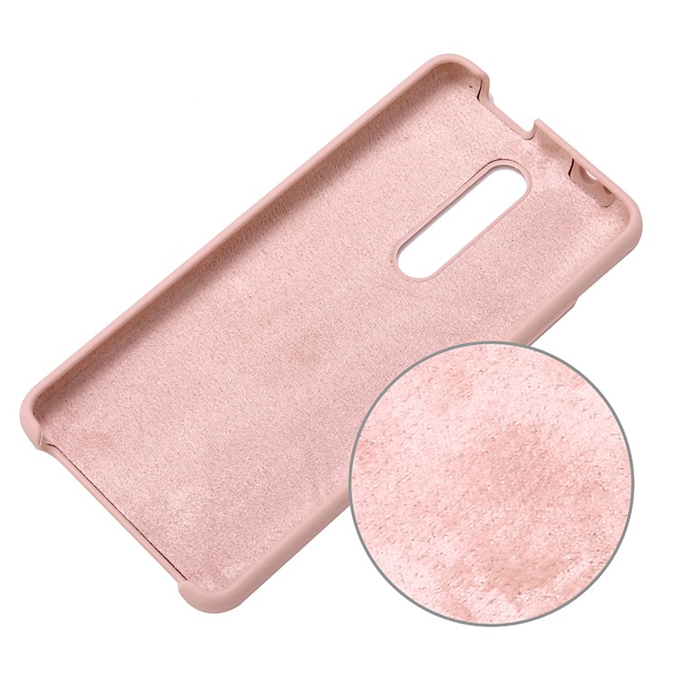 Soft Liquid Silicone Cell Phone Case for Xiaomi Redmi K20 / K20 Pro / Mi 9T / Mi 9T Pro - Pink-3