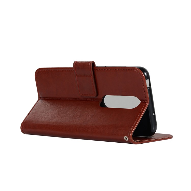 Imprint Dream Catcher Owl Leather Wallet Phone Cover for Xiaomi Redmi K20 / Redmi K20 Pro / Mi 9T / Mi 9T Pro - Brown-10