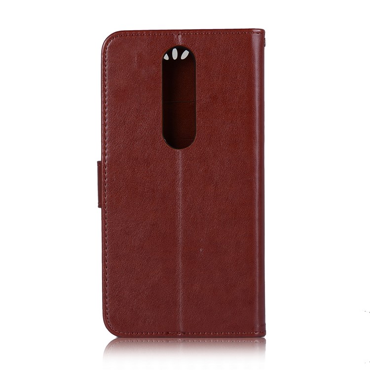 Imprint Dream Catcher Owl Leather Wallet Phone Cover for Xiaomi Redmi K20 / Redmi K20 Pro / Mi 9T / Mi 9T Pro - Brown-3