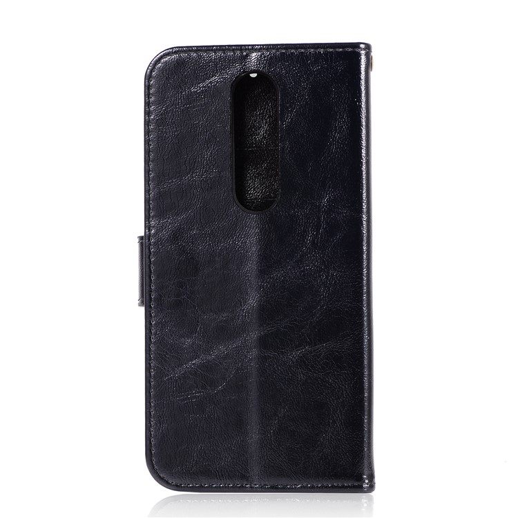 Premium Vintage Leather Wallet Covering Case for Xiaomi Redmi K20 / Redmi K20 Pro / Mi 9T / Mi 9T Pro - Black-2