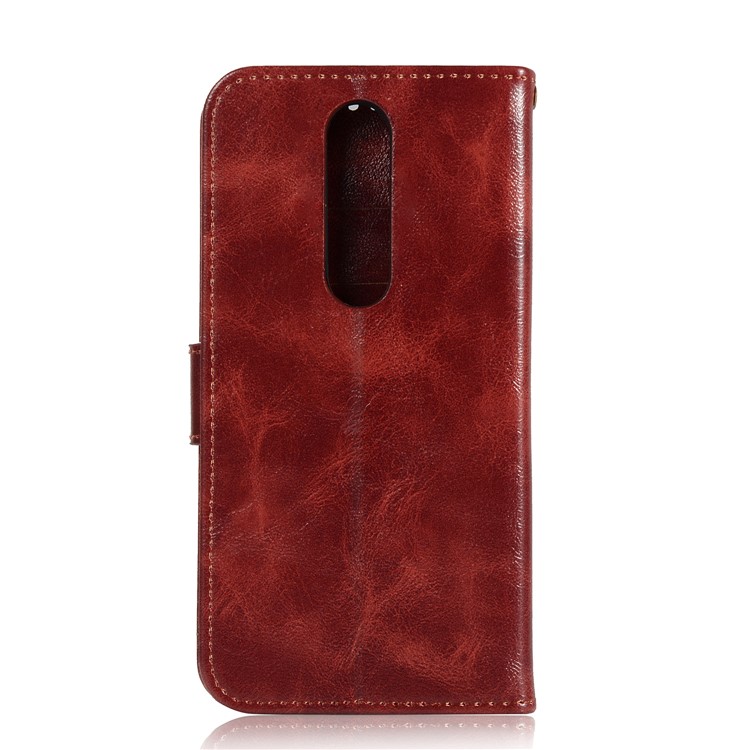 Premium Vintage Leather Wallet Covering Case for Xiaomi Redmi K20 / Redmi K20 Pro / Mi 9T / Mi 9T Pro - Wine Red-2