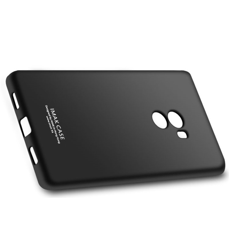 IMAK Skin Feel TPU Soft Phone Case + Screen Protector for Xiaomi Mi Mix - Metal Black-3