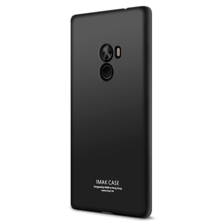 IMAK Skin Feel TPU Soft Phone Case + Screen Protector for Xiaomi Mi Mix - Metal Black-4