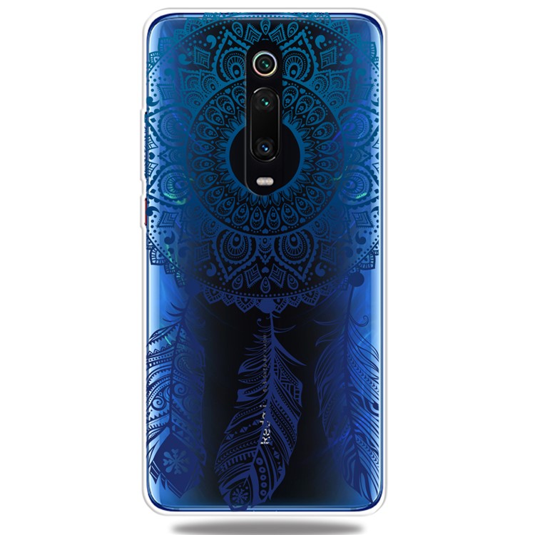Pattern Printing Clear TPU Phone Case Cover for Xiaomi Redmi K20/K20 Pro/Xiaomi Mi 9T /Mi 9T Pro - Mandala-3