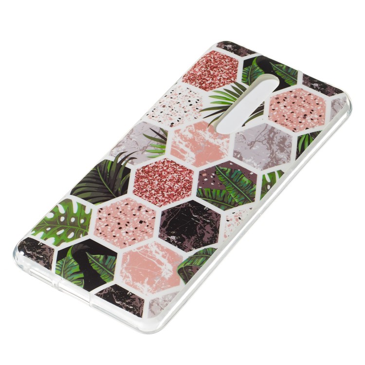 IMD Pattern Printing Soft TPU Phone Case for Xiaomi Redmi K20 - Honeycomb Geometric Pattern-2