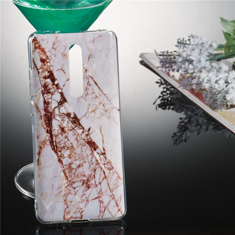 IMD Marble Grain Pattern Printing Soft TPU Protective Back Case for Xiaomi Redmi K20 - Style R-5